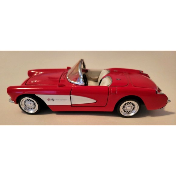 1957 Chevrolet Corvette 1/24 Diecast 327 Fuel Injection Roadster BBS Wheels - Picture 3 of 11